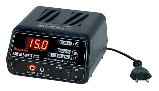 Hovedbilde Strømforsyning 5-15V/0-15A/230
