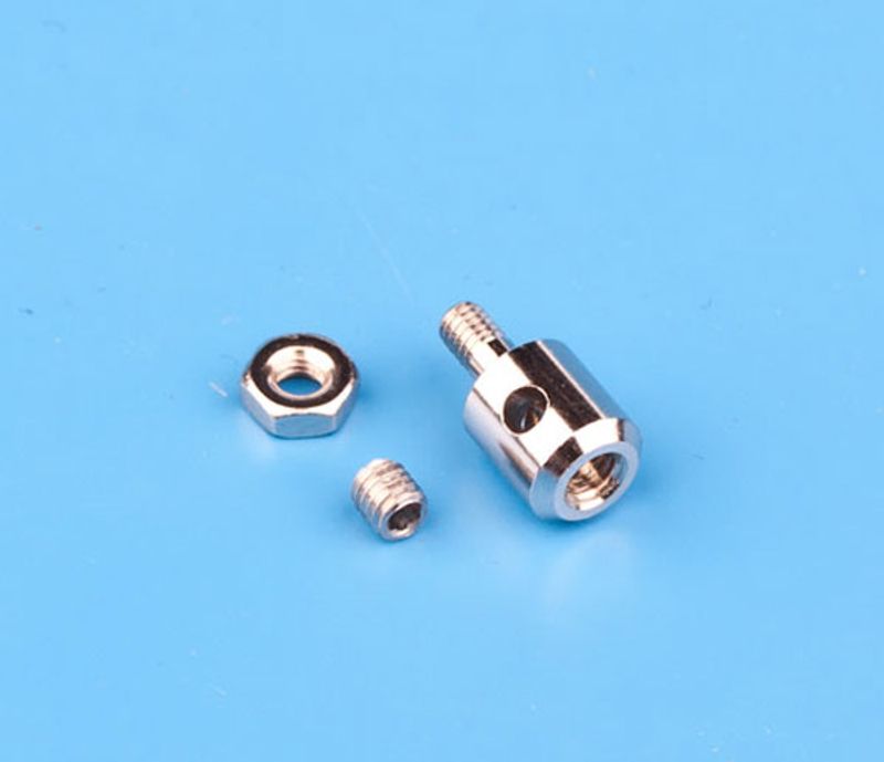 Støtstangtilkobling liten Ø 1,5-2mm. 4stk