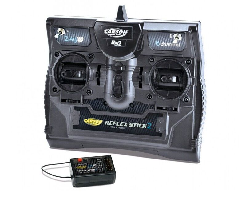 Fjernstyring 6 kanaler Stick II 2,4 GHz