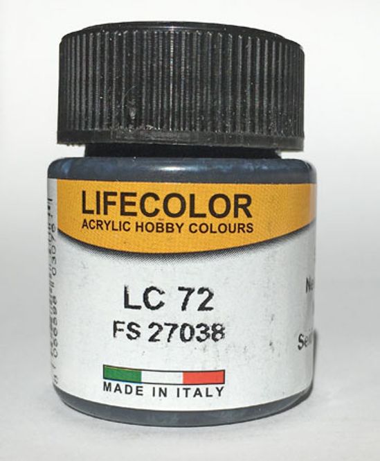 Hovedbilde Acrylmaling. Halvblank svart 22 ml.